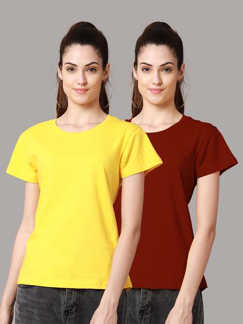 women's t-shirt combo - 18601872 - Very Small Image - 1