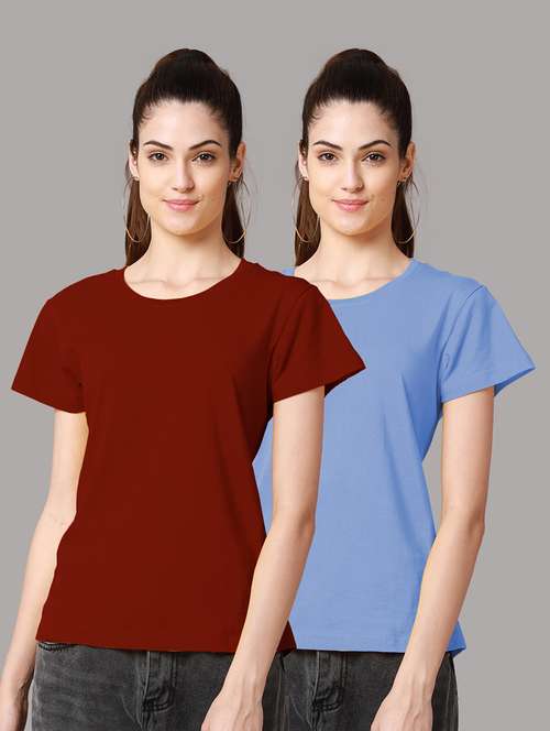 women's t-shirt combo - 18601904 - Very Small Image - 1