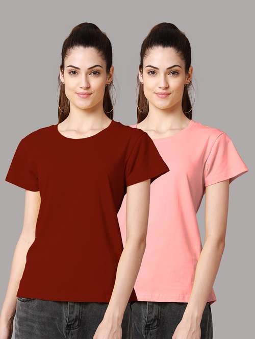 women's t-shirt combo - 18601906 - Very Small Image - 1