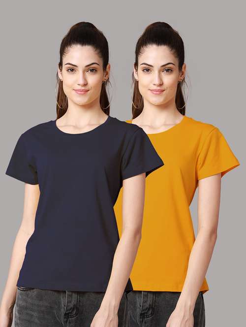 women's t-shirt combo - 18601910 - Very Small Image - 1