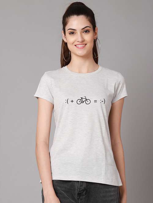 round neck graphic t-shirt  - 18601986 - Very Small Image - 1