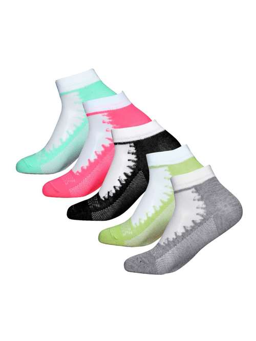 pack of 5 ankle length socks   - 18614005 - Very Small Image - 1