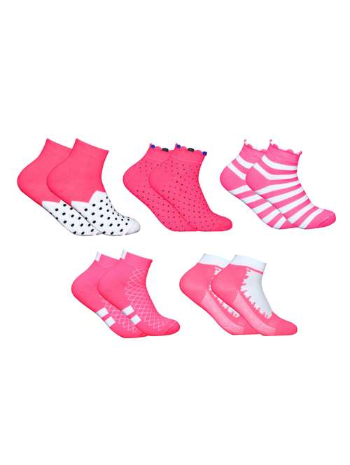 pack of 5 ankle length socks   - 18614010 - Very Small Image - 1