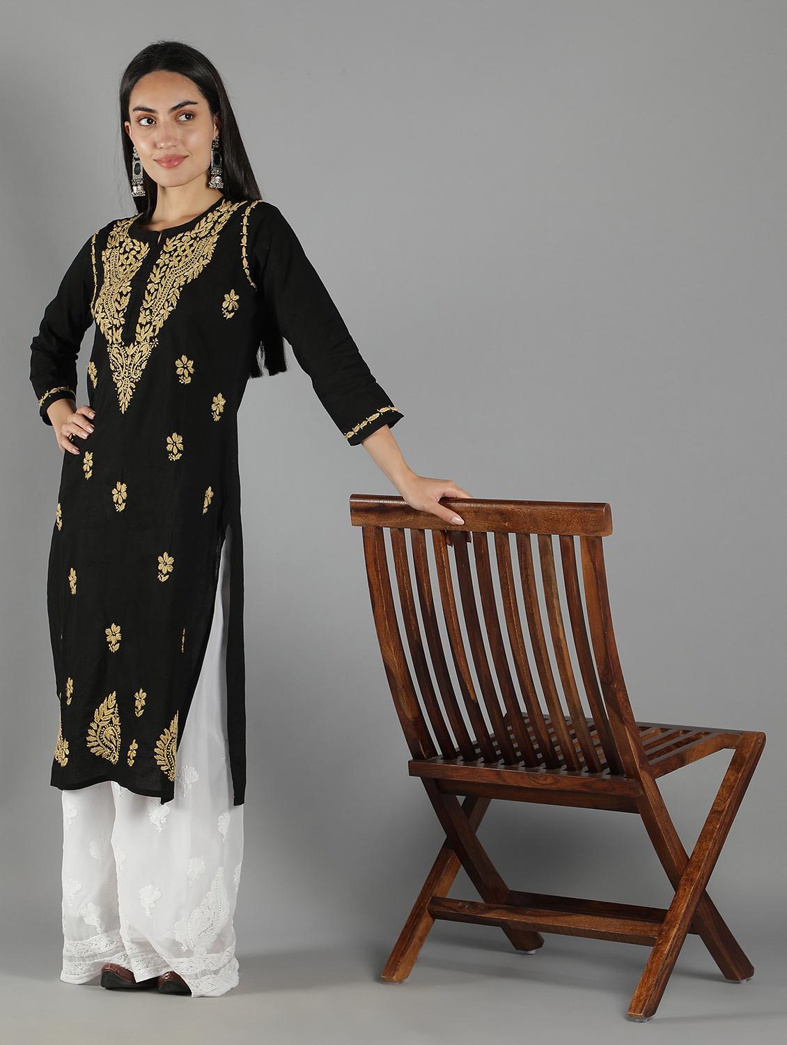 women's straight kurta - 18616435 - Zoom Image - 3