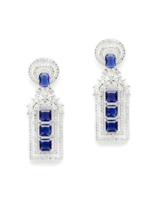 blue metal earring - 18633445 - Very Small Image - 1