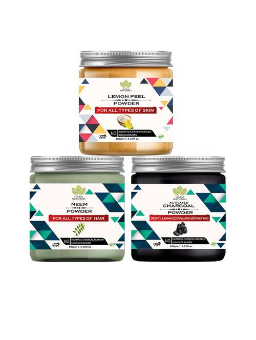 pack of 3 100% pure & natural powder combo - 18634762 - Very Small Image - 1