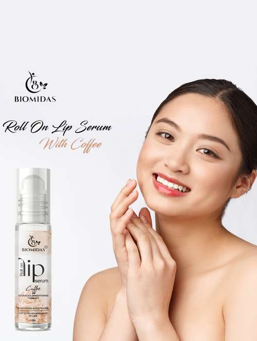 premium quality roll on lip serum (coffee fragrance) 12ml (pack of 1) - 18636210 - Very Small Image - 1
