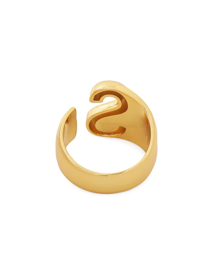 gold plated finger ring - 18637168 - Zoom Image - 3