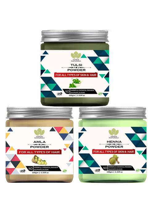 pack of 3 100% pure & natural powder combo - 18638130 - Very Small Image - 1