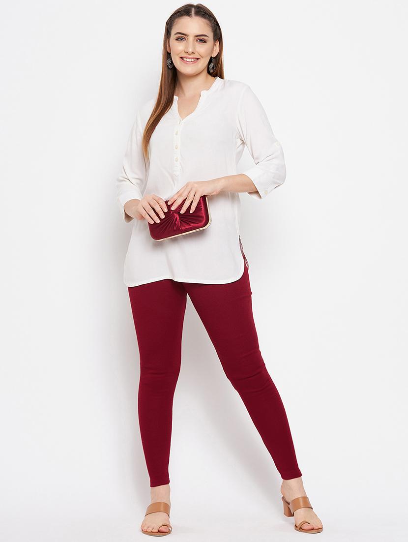 pack of 2 solid woolen legging - 18656867 - Standard Image - 4