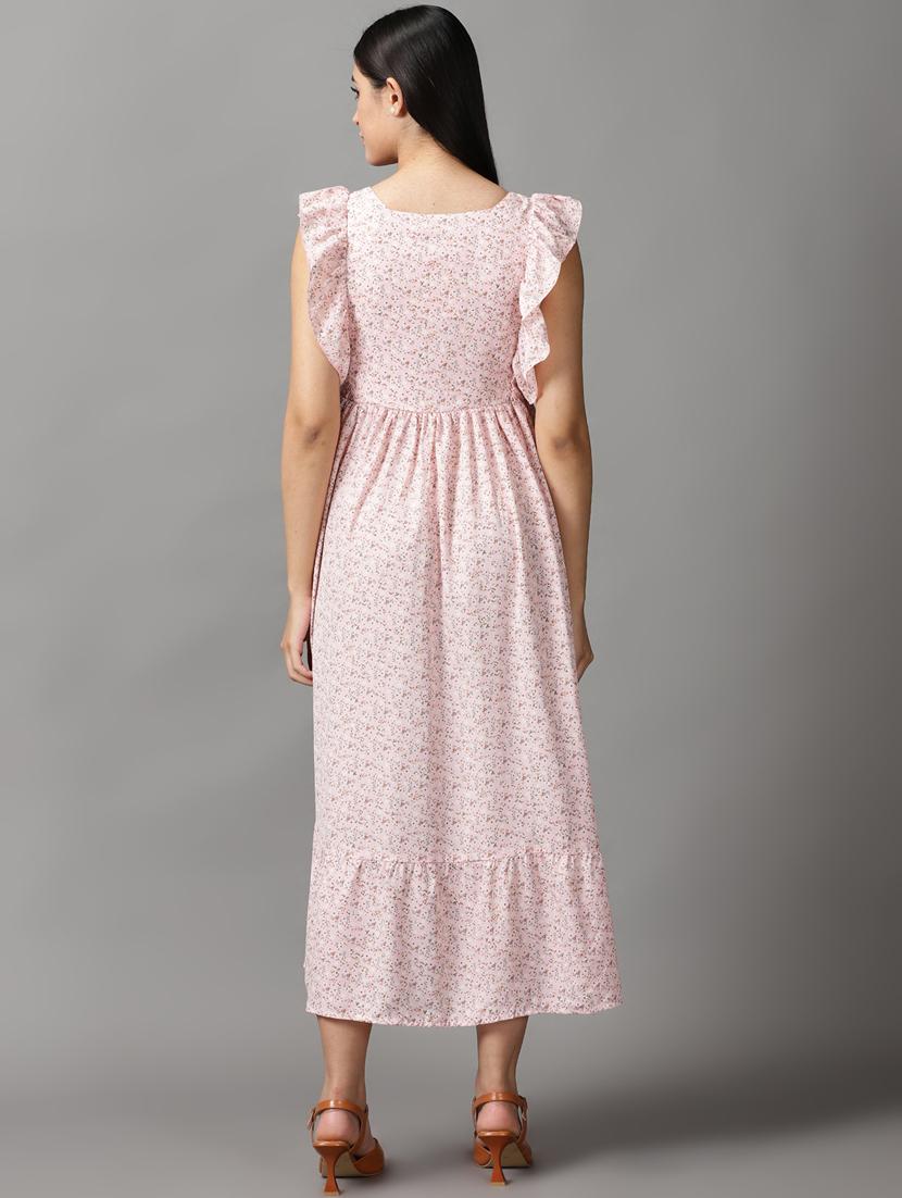 women's tiered dress floral dress - 18659082 - Zoom Image - 3
