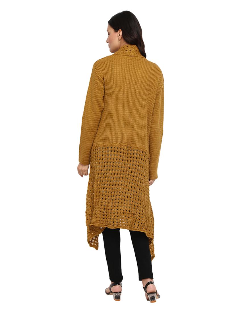 open front wool cardigan - 18687976 - Zoom Image - 3