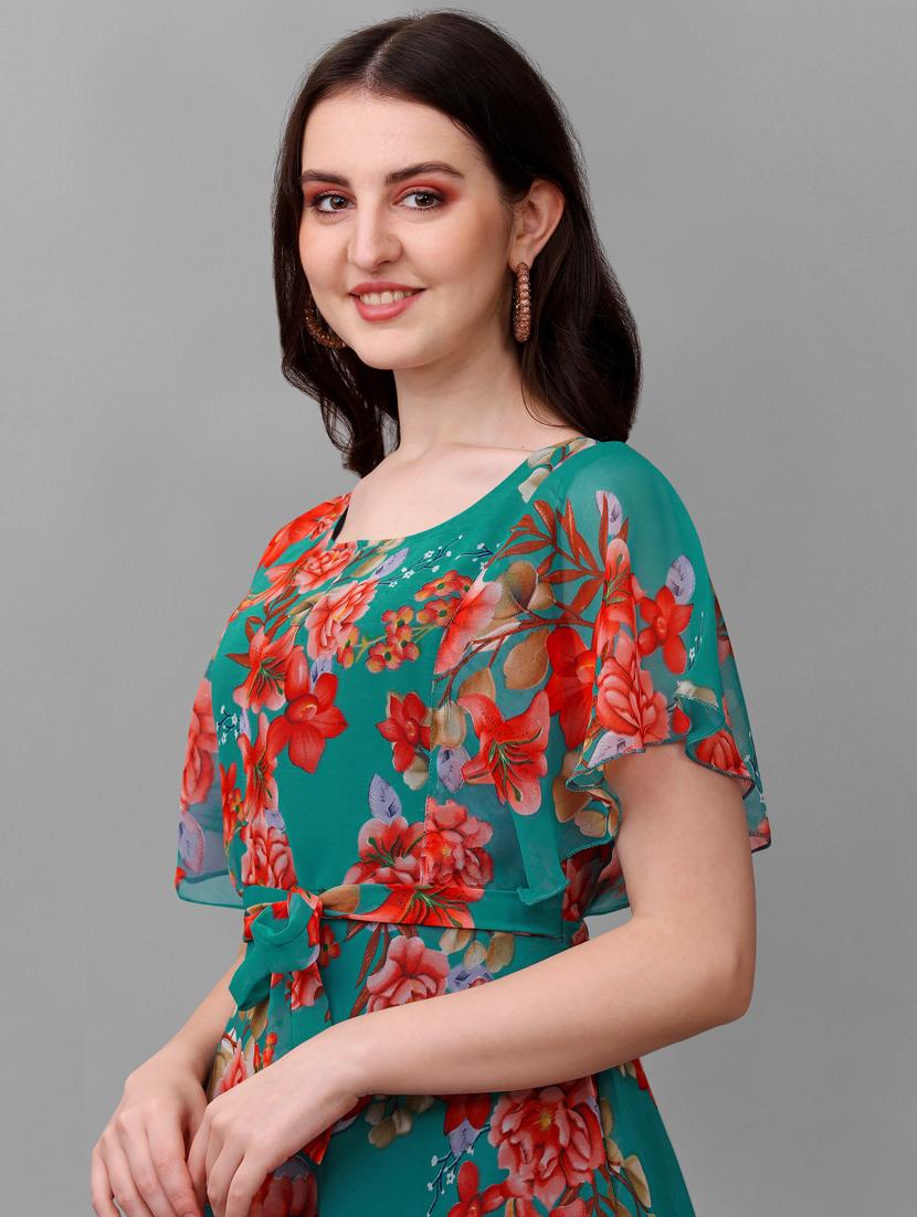 women's ruffle floral dress - 18736067 - Zoom Image - 4