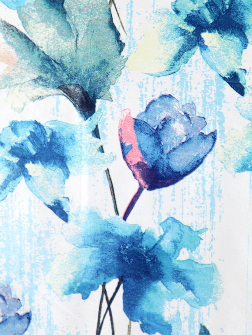 home sizzler abstract flower polyester semi-transparent curtains - 18743653 - Standard Image - 6