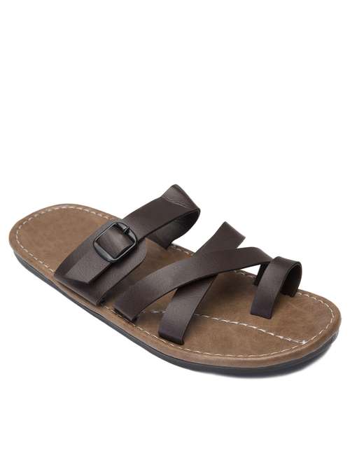 brown slip on sandal - 18754326 - Very Small Image - 1