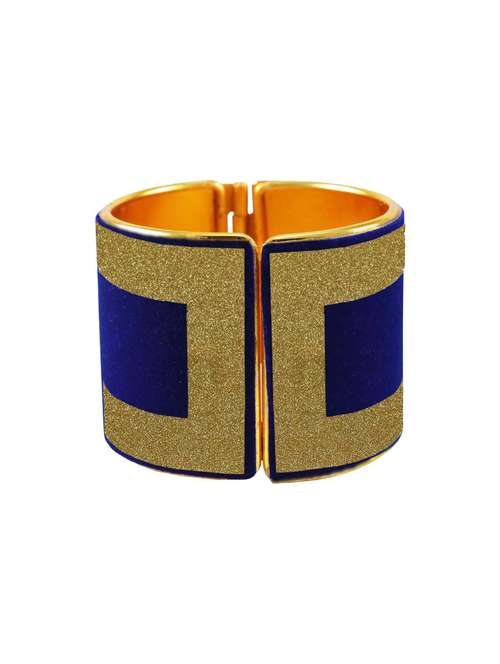 black stone stud metal bangle - 18772432 - Very Small Image - 1