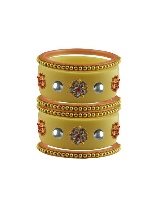 stone studded acrylic bangle - 18784547 - Very Small Image - 1