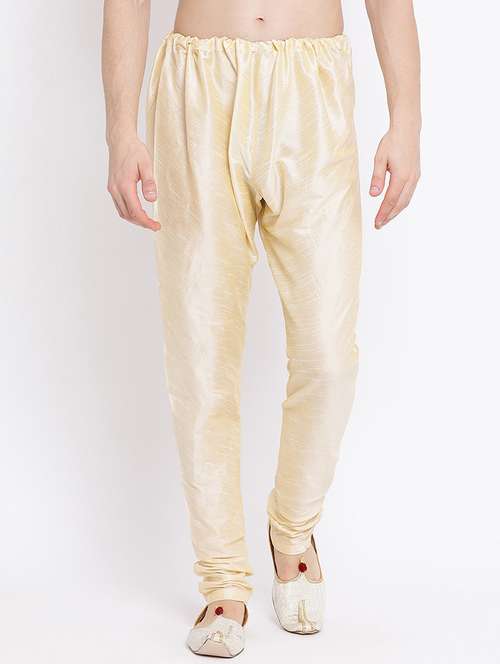 gold solid ethnic bottom wear - 18874738 - Very Small Image - 1