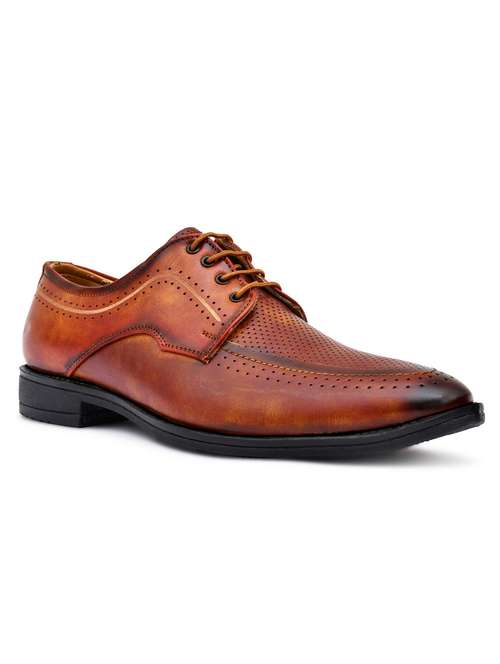 tan lace up shoe - 18951419 - Very Small Image - 1