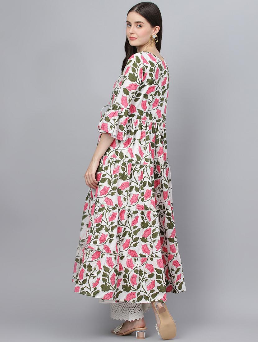 women's tiered kurta - 18959491 - Standard Image - 4