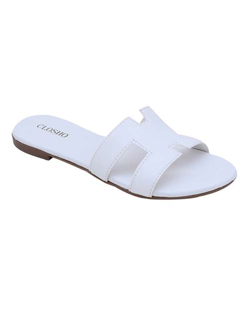 white flat sandal - 19039456 - Very Small Image - 1