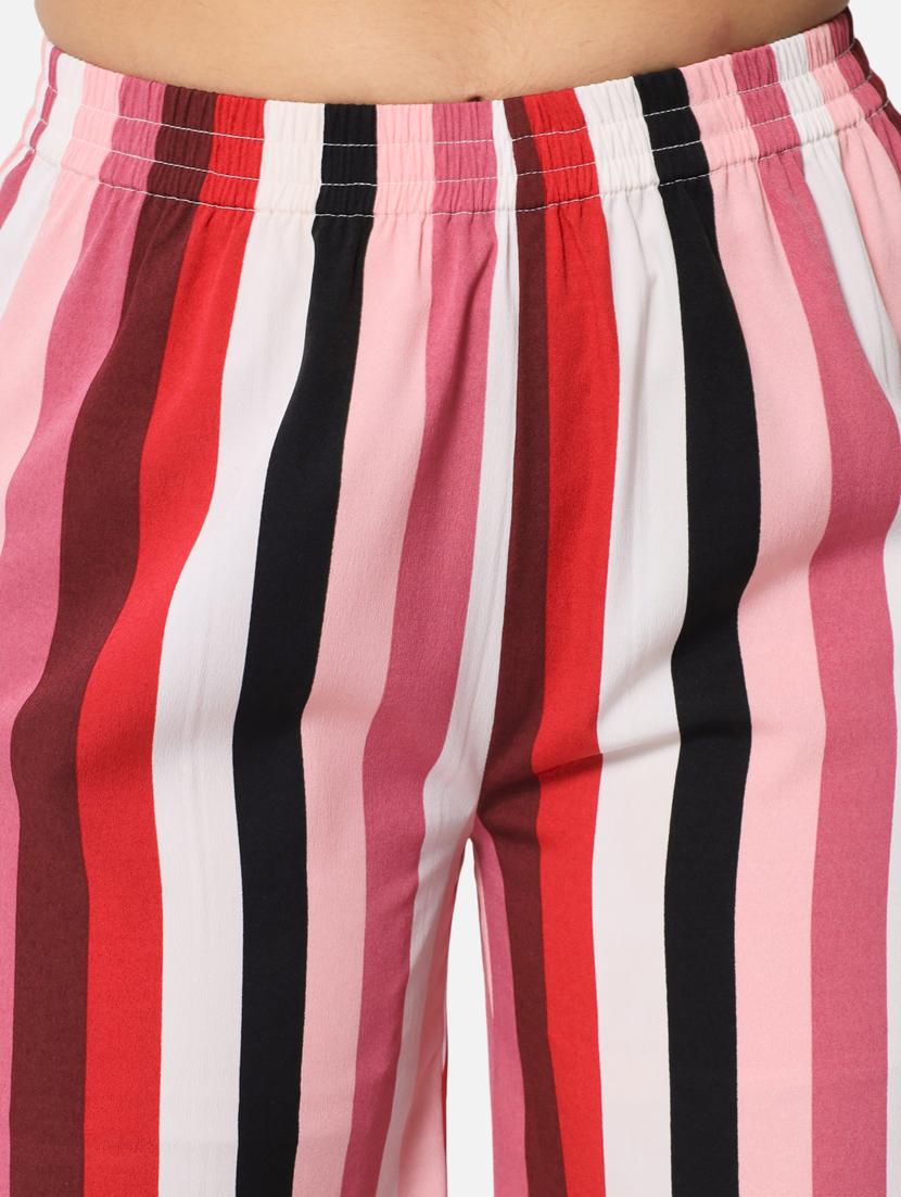 mid rise striped straight palazzo - 19087756 - Zoom Image - 5