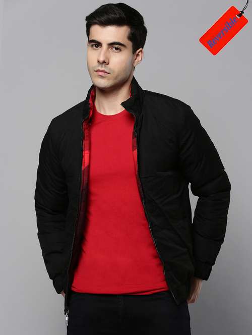 red reversible casual jacket - 19101572 - Very Small Image - 1