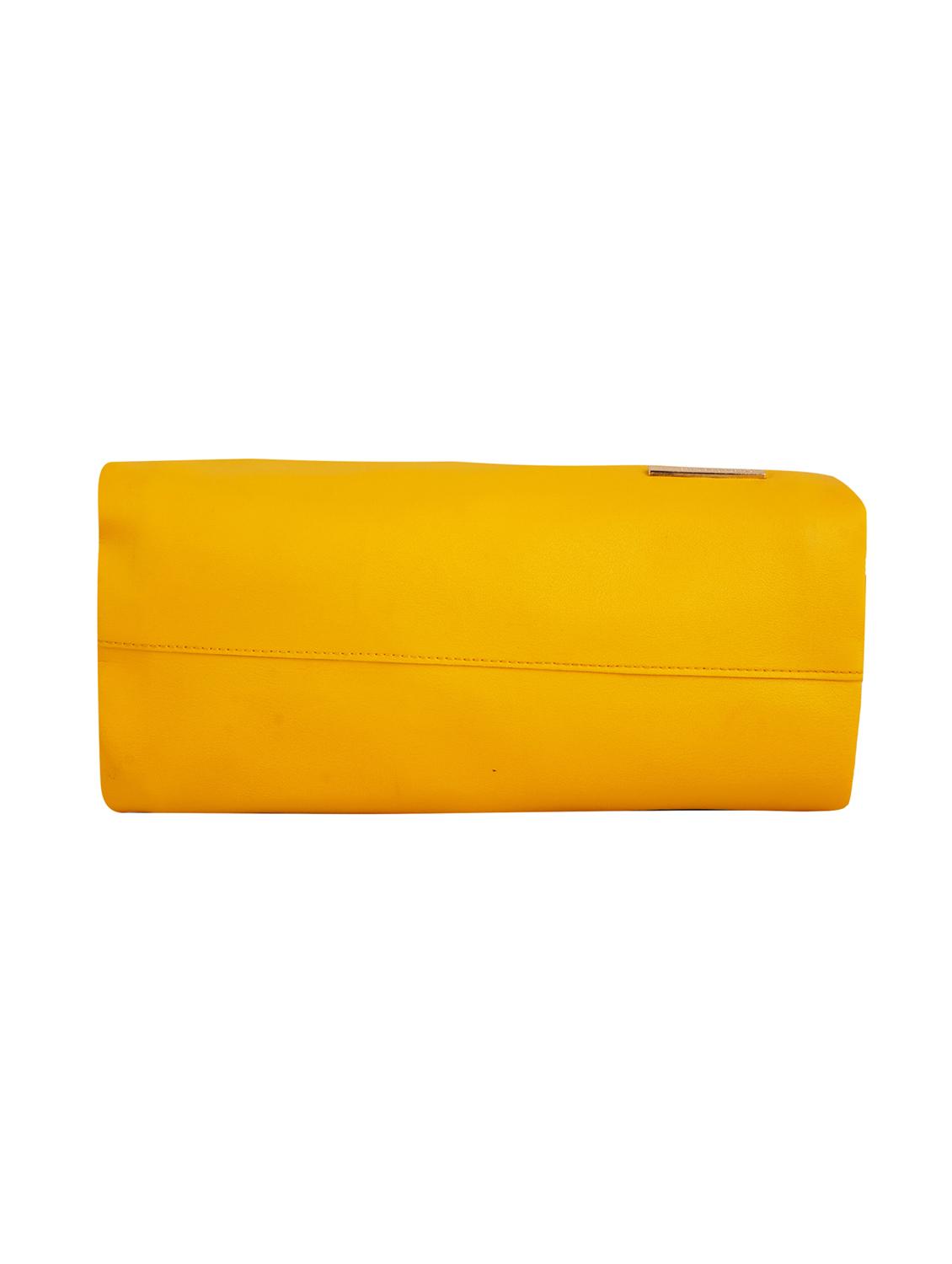 yellow solid tote bag - 19108423 - Standard Image - 4