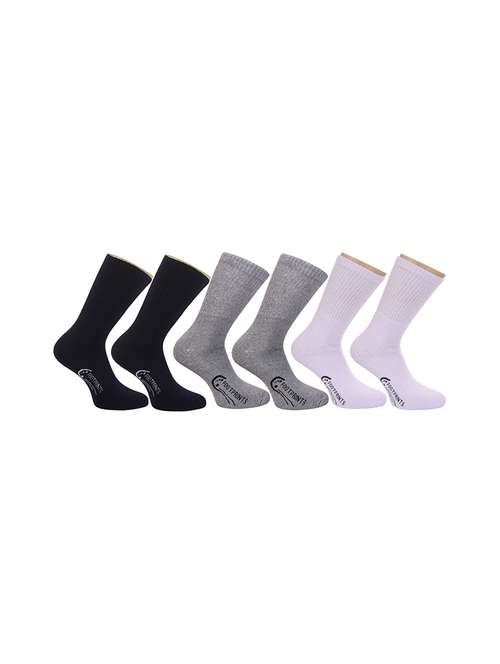 pack of 6 multi colored above ankle length sock - 19138102 - Very Small Image - 1