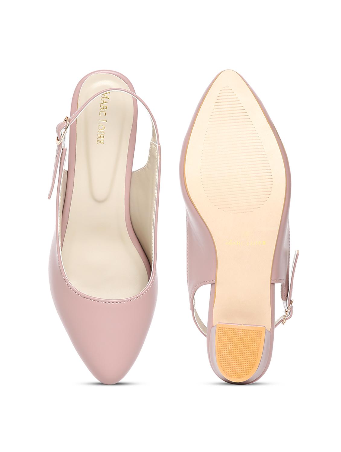 women solid back strap sandal - 19163782 - Standard Image - 5