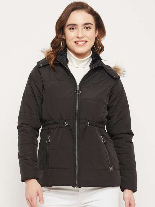 solids bomber/biker jacket - 19164529 - Very Small Image - 1