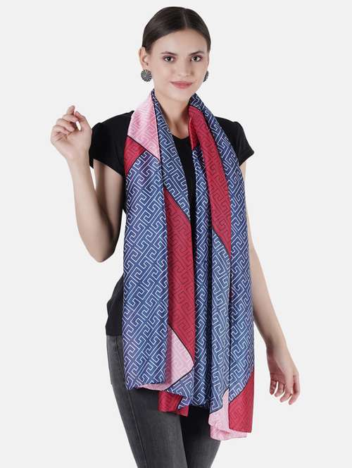 multi colored printed scarf - 19188599 - Very Small Image - 1