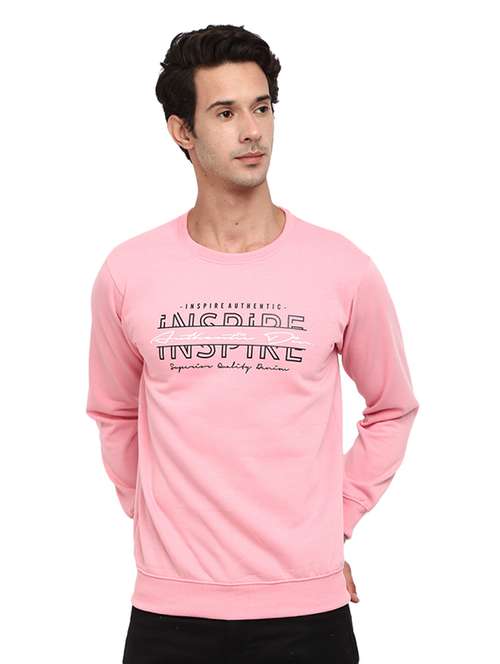 men typographic long sleeve regular fit sweatshirt - 19196523 - Very Small Image - 1