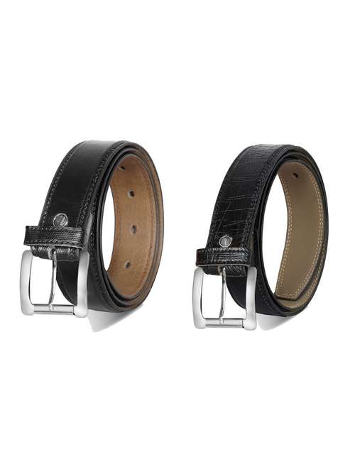 pack of 2 leatherette belt - 19226945 - Very Small Image - 1