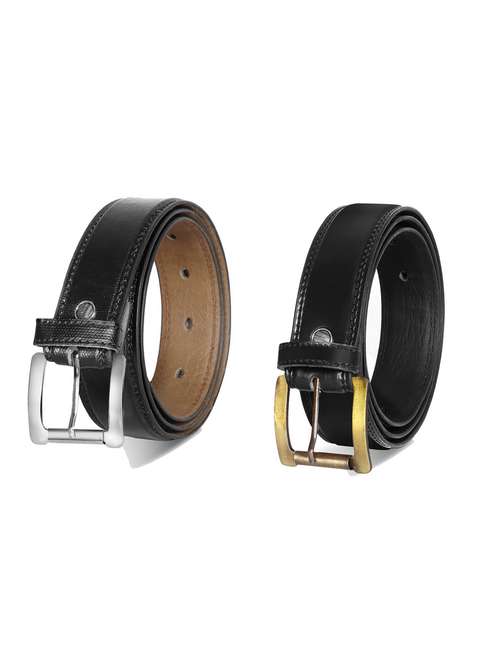 pack of 2 leatherette belt - 19228594 - Very Small Image - 1