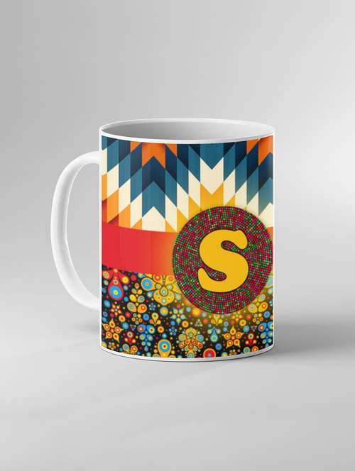 multi coloured printed coffee mug - 19260089 - Very Small Image - 1