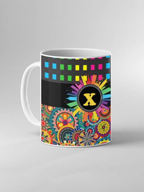 multi coloured printed coffee mug - 19260212 - Very Small Image - 1