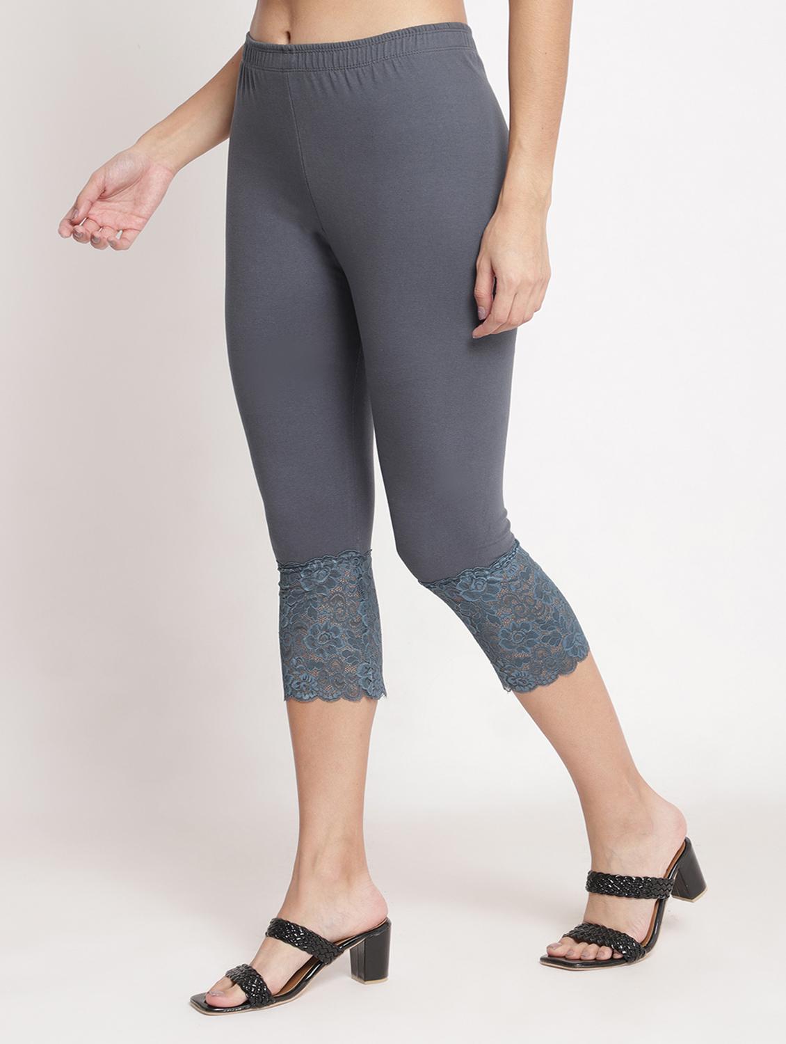 pack of 3 solid leggings capri - 19295568 - Zoom Image - 3
