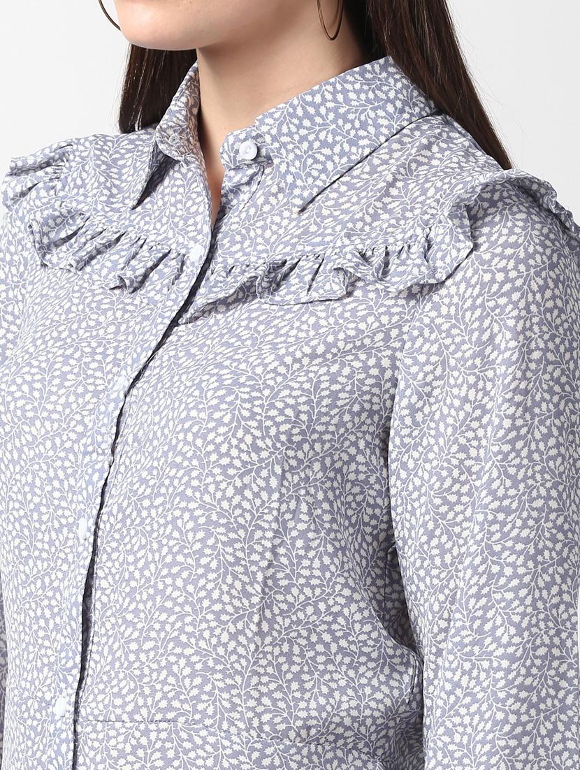 women's micro print dress - 19371333 - Standard Image - 5