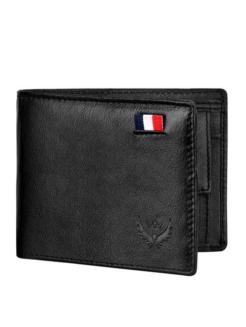 black grain texture leather wallet - 19388649 - Very Small Image - 1