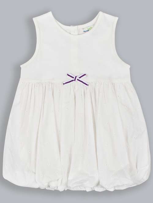 girls round neck sleeveless frock - 19406842 - Very Small Image - 1