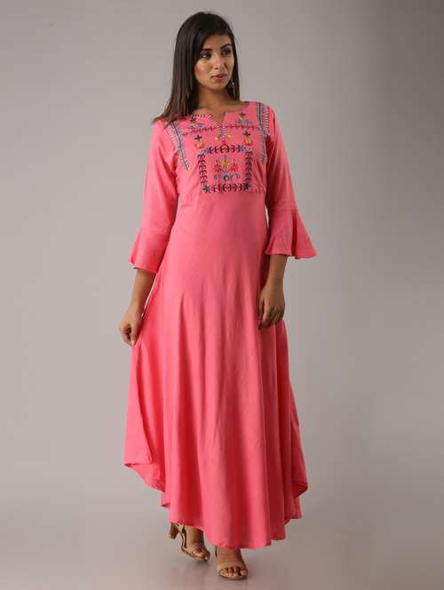 women's flared kurta - 19481912 - Very Small Image - 1