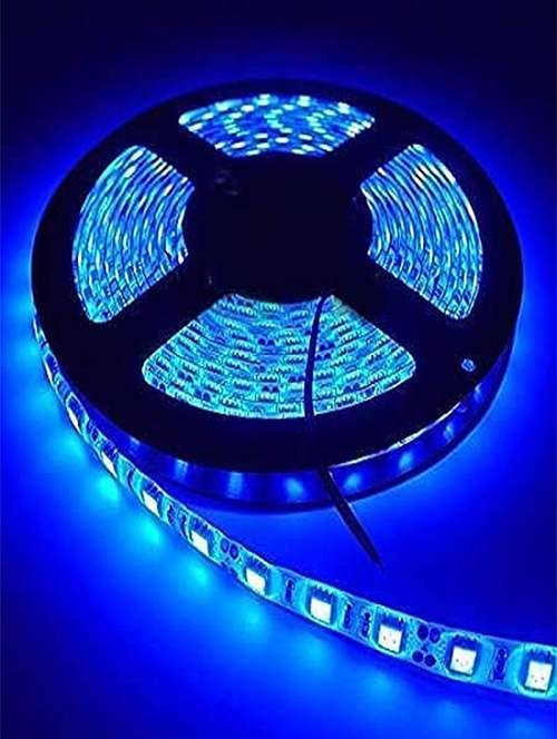 rsct blue 4 m fall led strip ceiling light for decorations with adapter - 19487002 - Very Small Image - 1