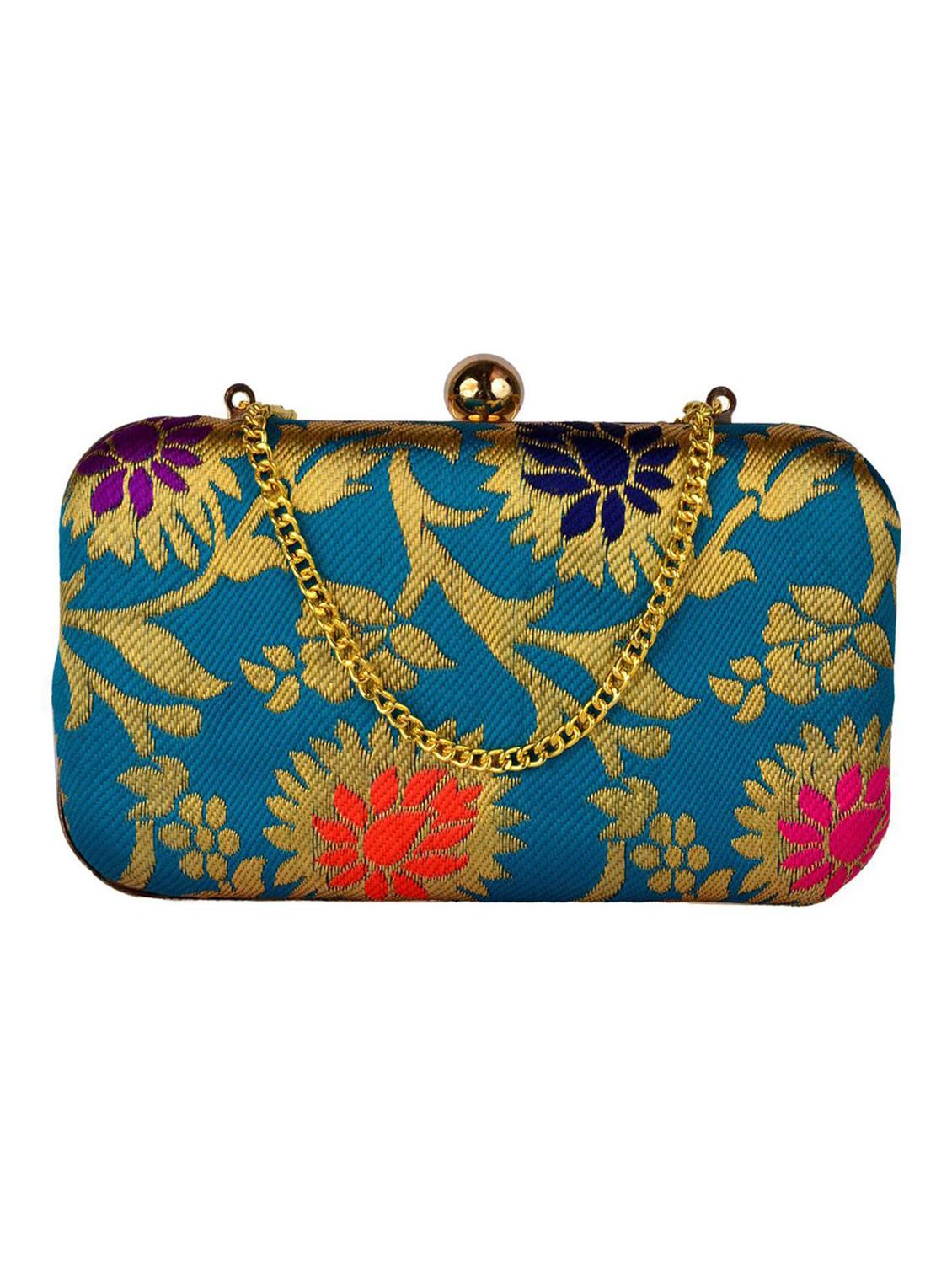self design box clutch with detachable strap - 19489950 - Standard Image - 4