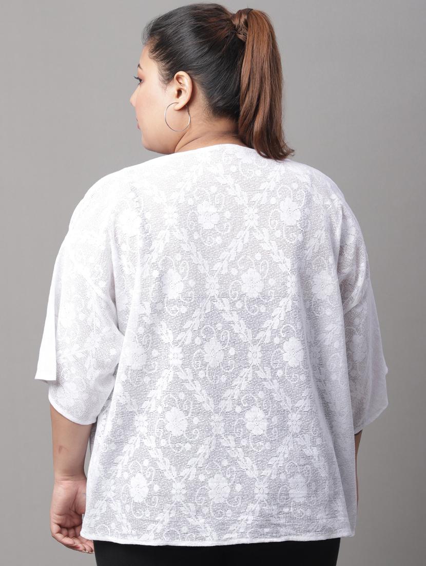 white solid shrug - 19492655 - Zoom Image - 2