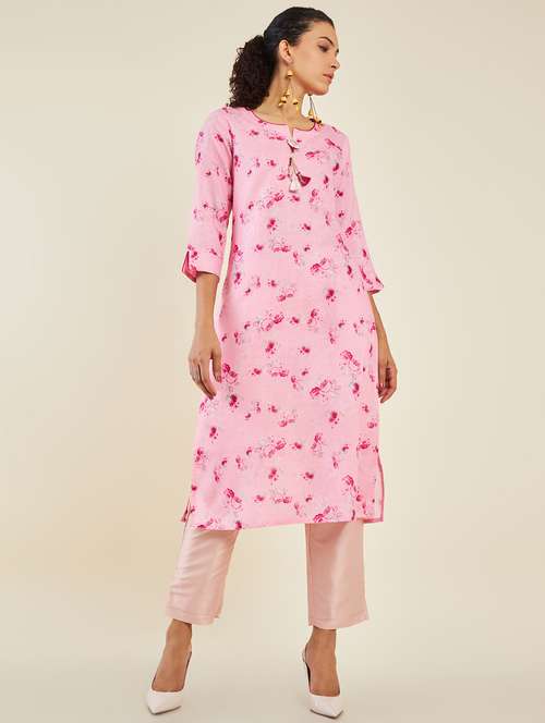 women's a-line kurta - 19496392 - Very Small Image - 1