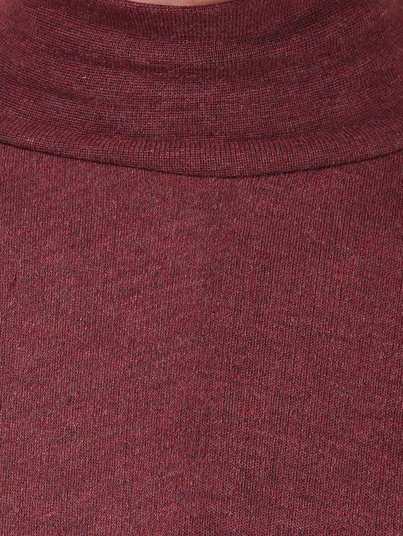 brown cotton thermal top - 19497510 - Zoom Image - 3