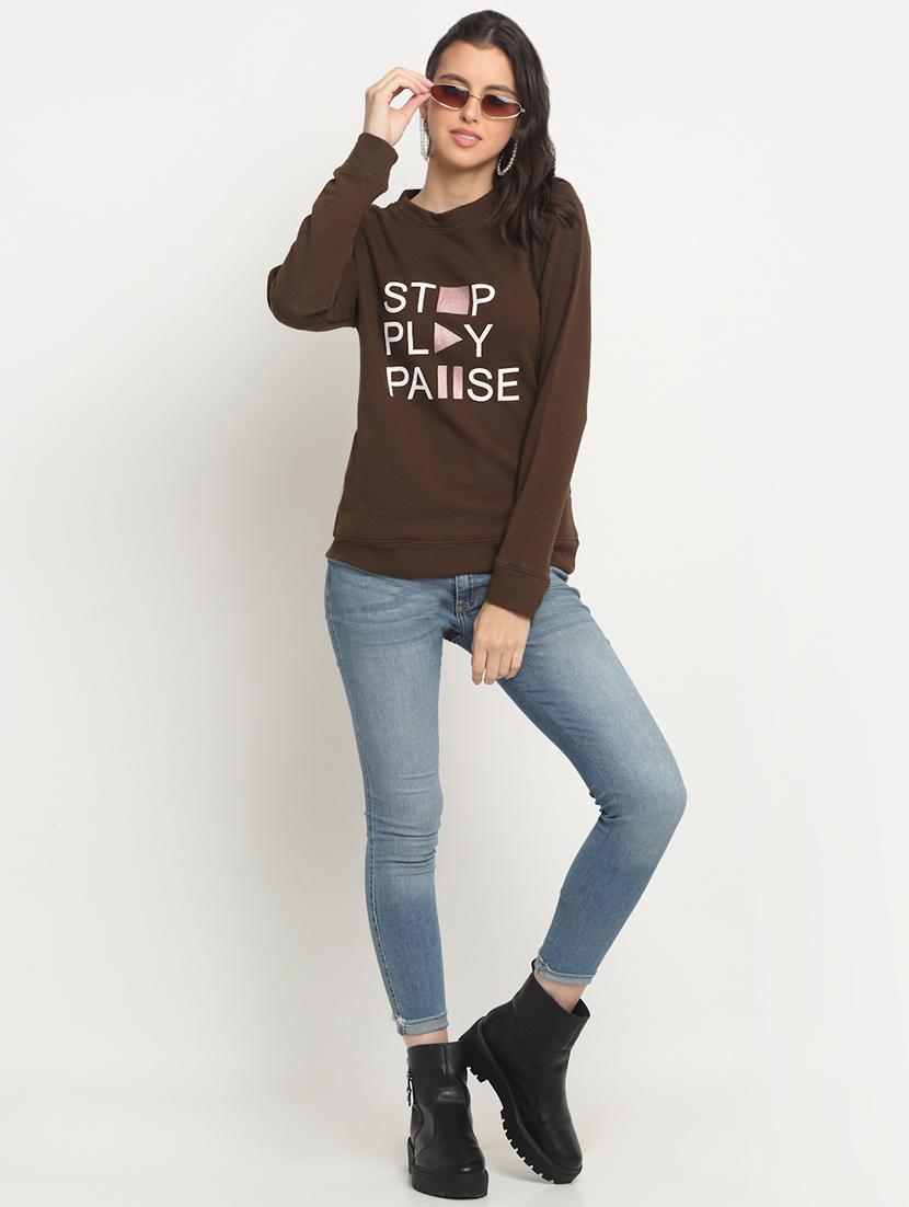 printed cotton regular sweatshirt - 19573829 - Zoom Image - 3