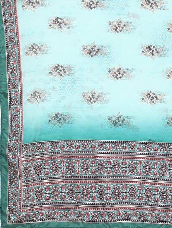 printed flared semi stitched lehenga - 19622048 - Standard Image - 5