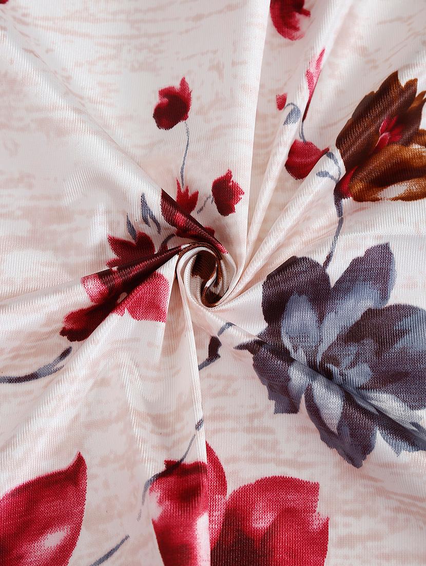 home sizzler 2 piece windflower floral eyelet polyester door curtains - 19643290 - Zoom Image - 3